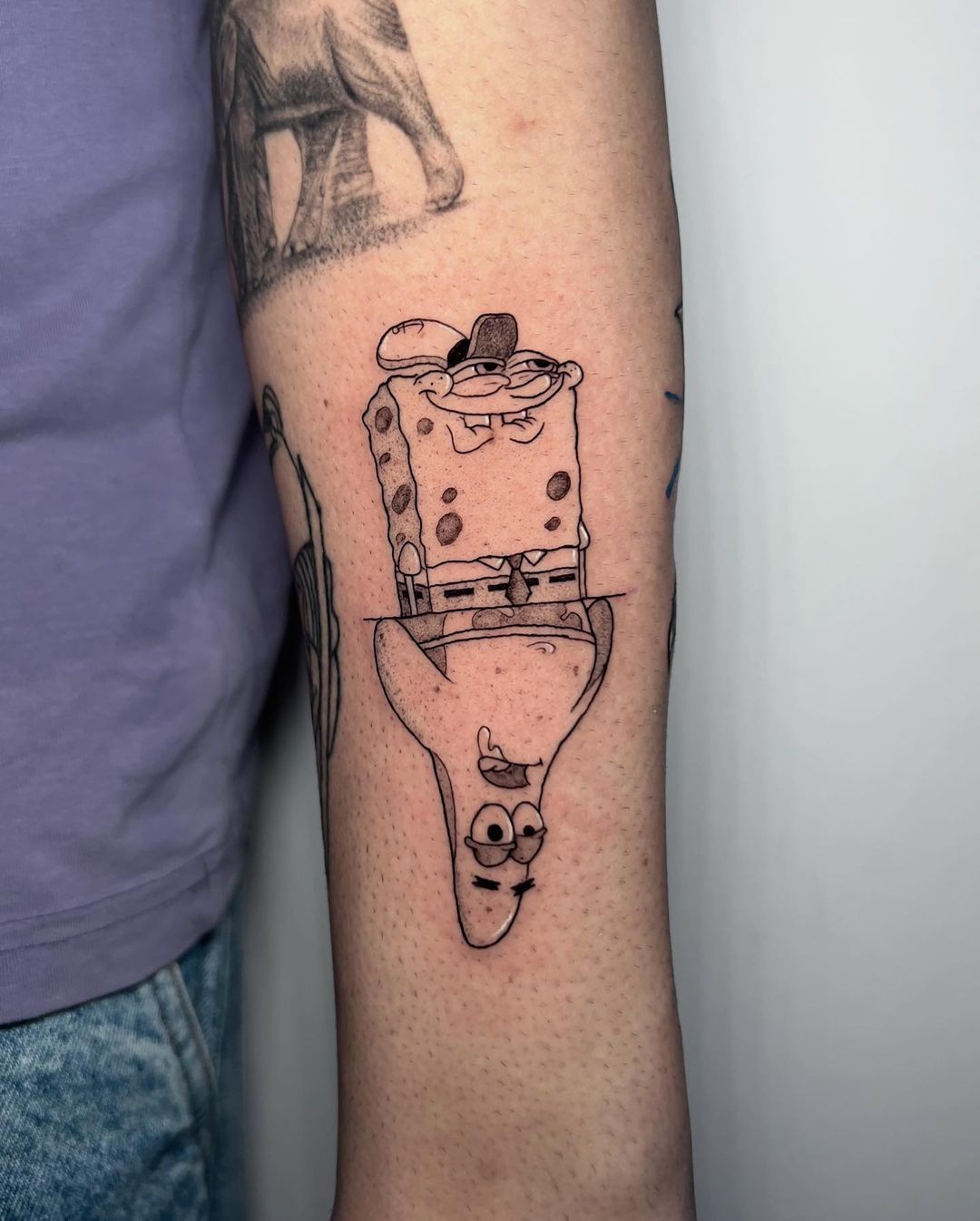 20+ Most Creative SpongeBob Tattoo Designs of All Time