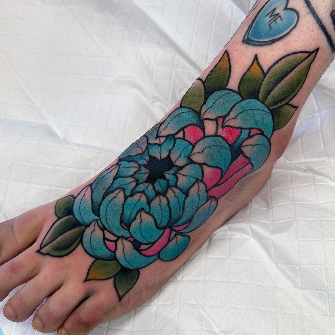 20+ Best Chrysanthemum Flower Tattoo Designs Just For You