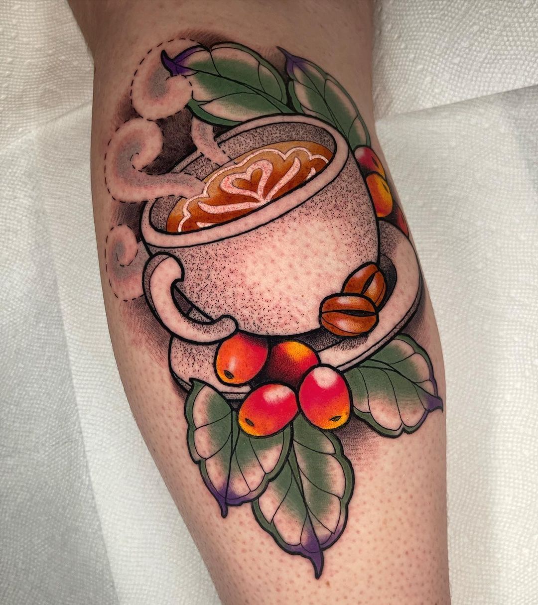 25 Creative Coffee Tattoo Designs for Caffeine Lovers 2024