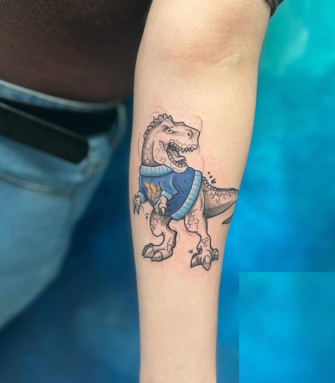 20+ Cute, Simple, and Realistic Dinosaur Tattoo Designs