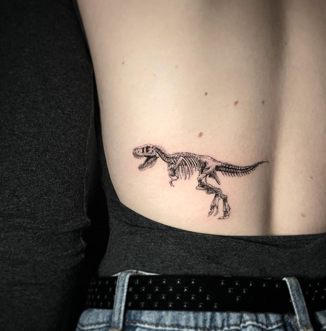 20+ Cute, Simple, and Realistic Dinosaur Tattoo Designs