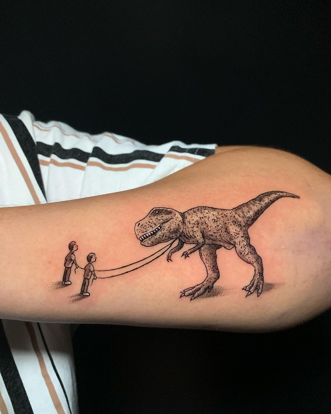 20+ Cute, Simple, and Realistic Dinosaur Tattoo Designs