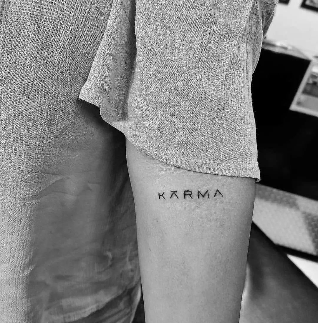 20+ Inspirational Karma Tattoo Designs and Meanings