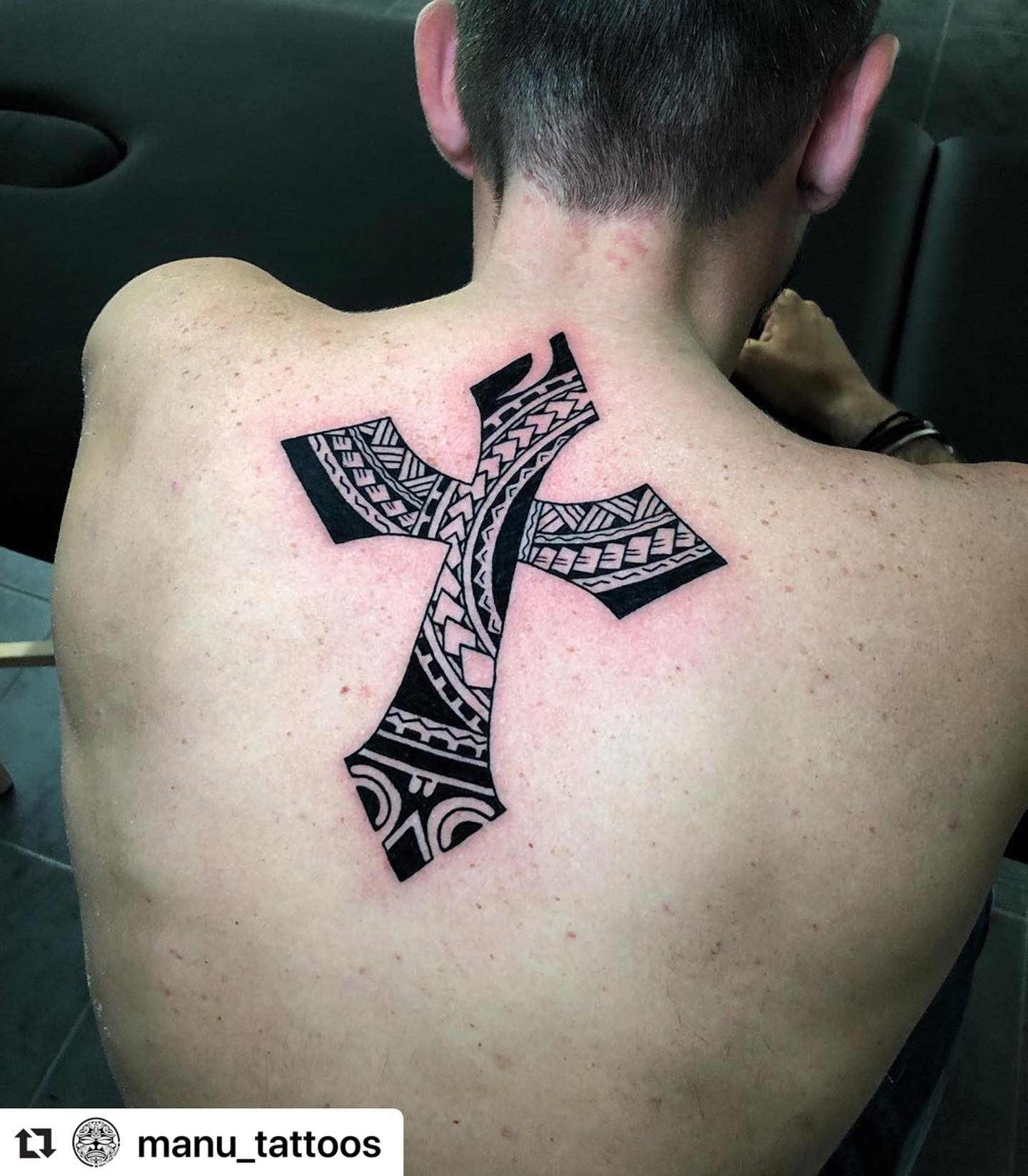 30+ Striking Tribal Cross Tattoo Designs Just For You 2024