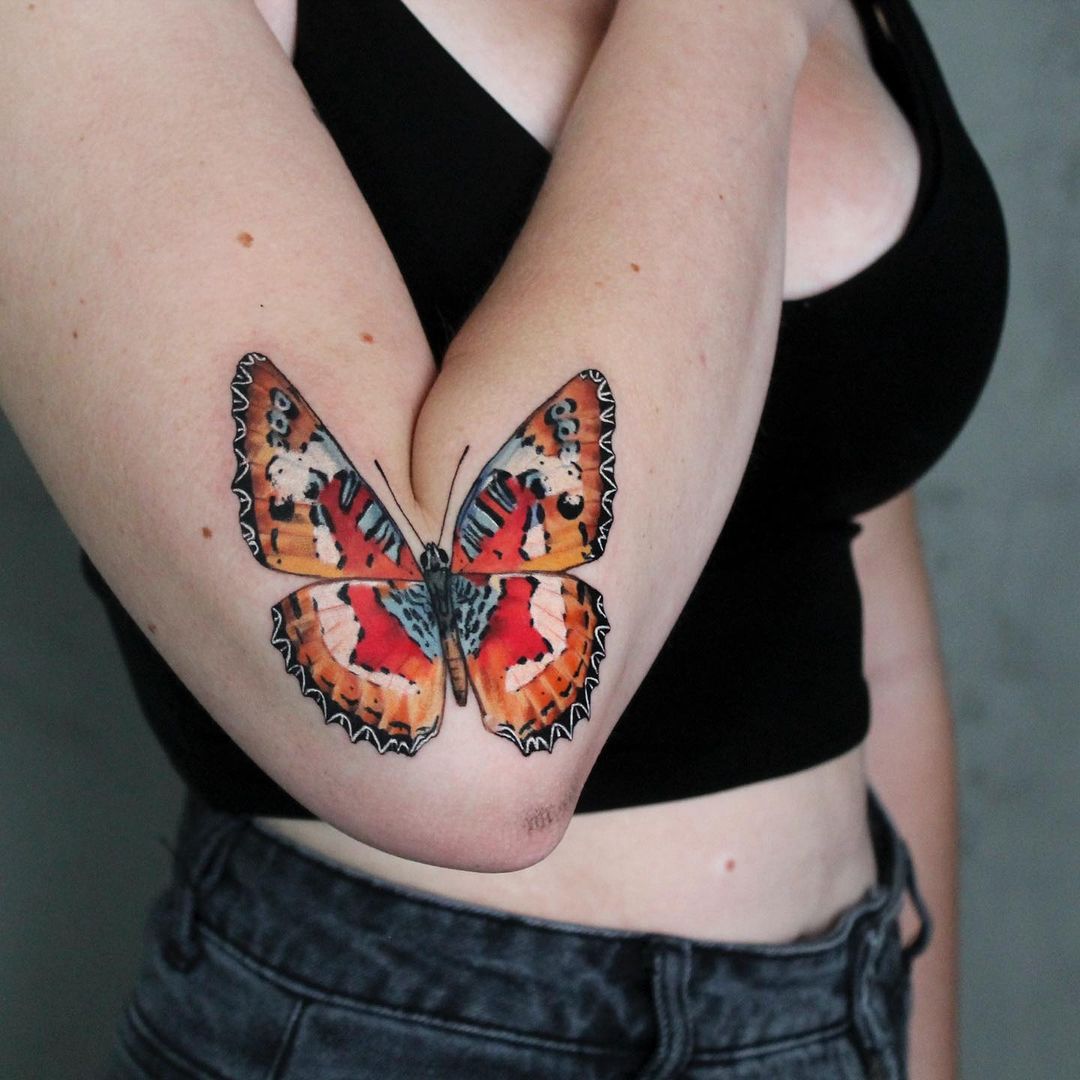 50 Pretty Butterfly Tattoo Designs for Women 2024