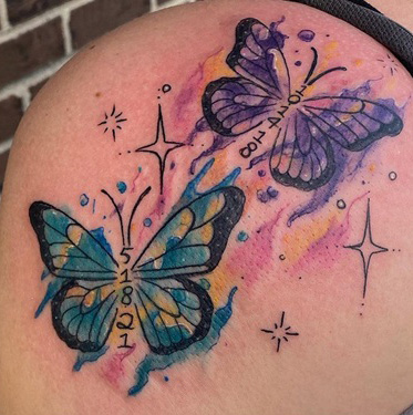50 Pretty Butterfly Tattoo Designs for Women 2024