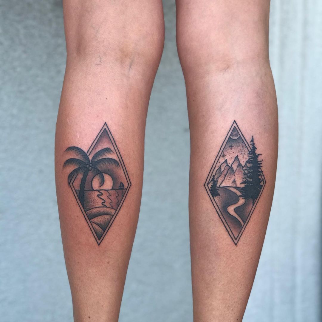 35 Eye Catching Calf Tattoo Designs to Inspire 2024