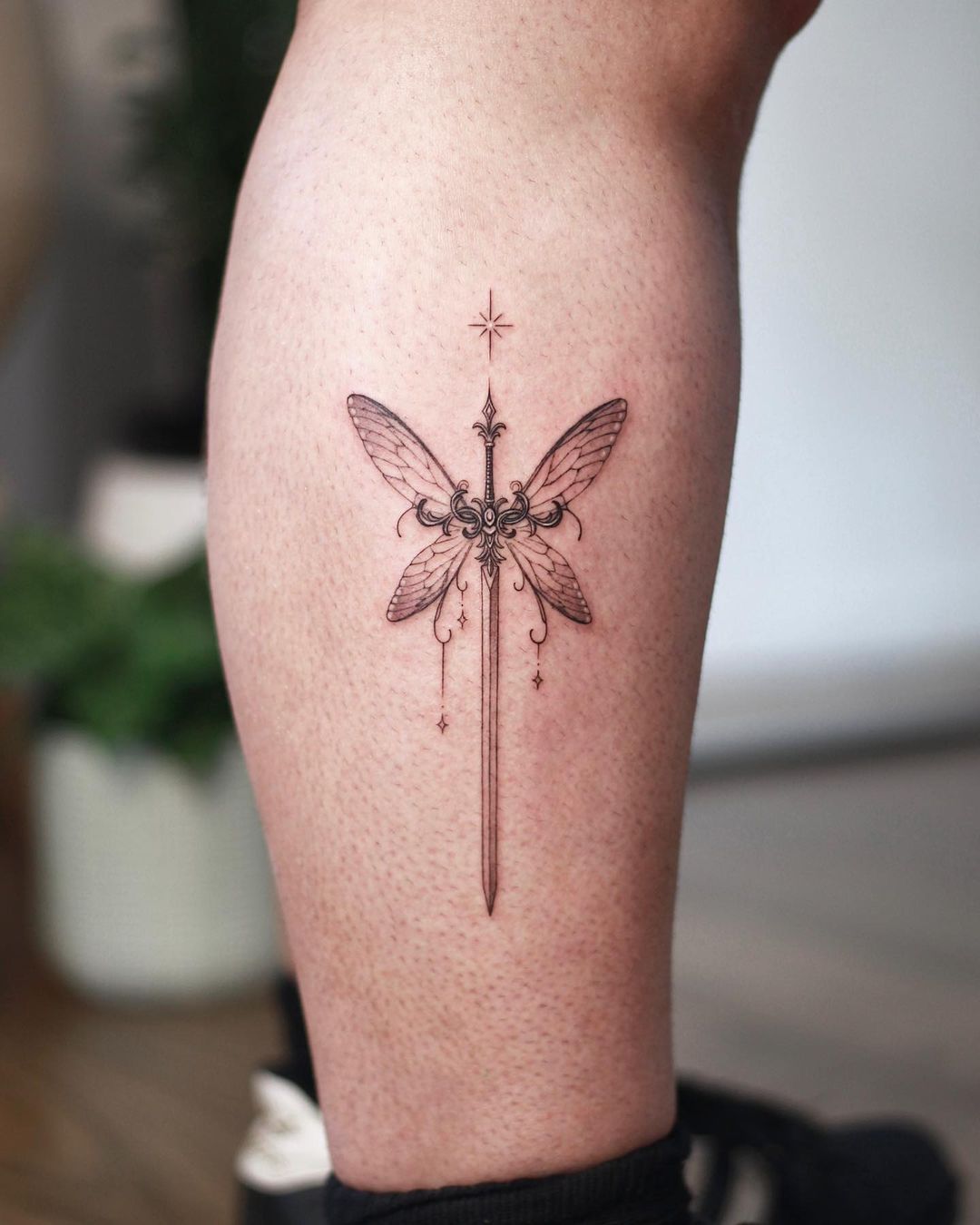 35 Eye Catching Calf Tattoo Designs to Inspire 2024