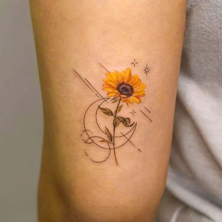 30 Stunning Sunflower Tattoo Designs to Brighten Your Skin