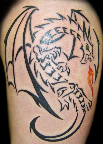 20+ Bold and Mystical Tribal Dragon Tattoo Designs