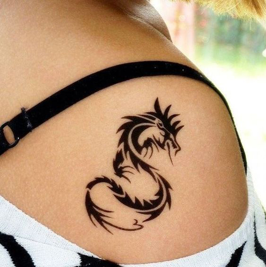 20+ Bold and Mystical Tribal Dragon Tattoo Designs