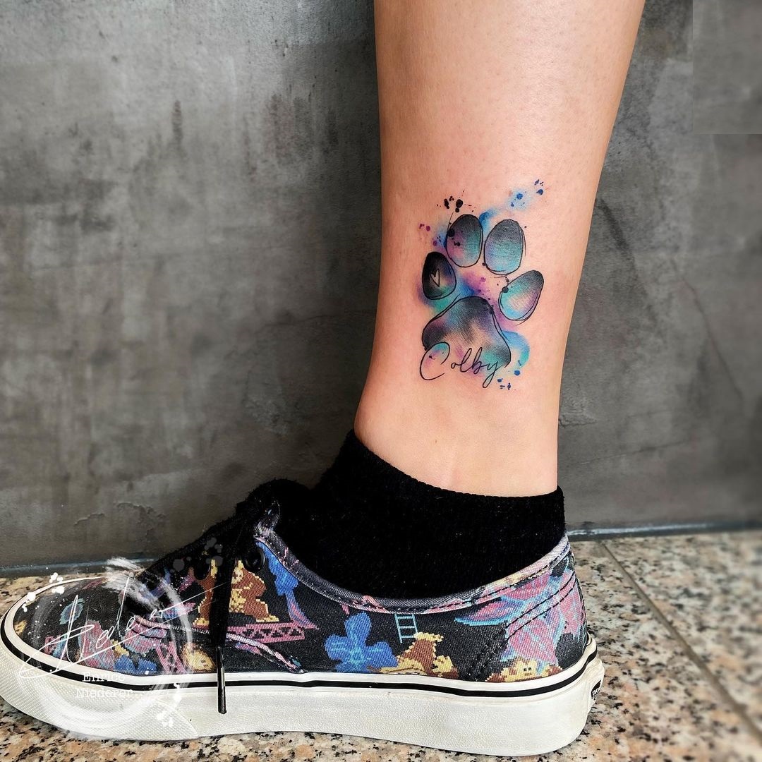 30+ Creative Paw Print Tattoo Designs with Meanings