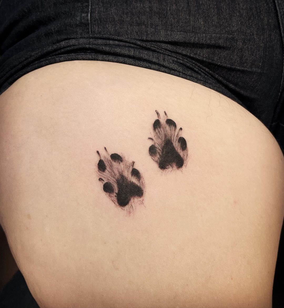 30+ Creative Paw Print Tattoo Designs with Meanings