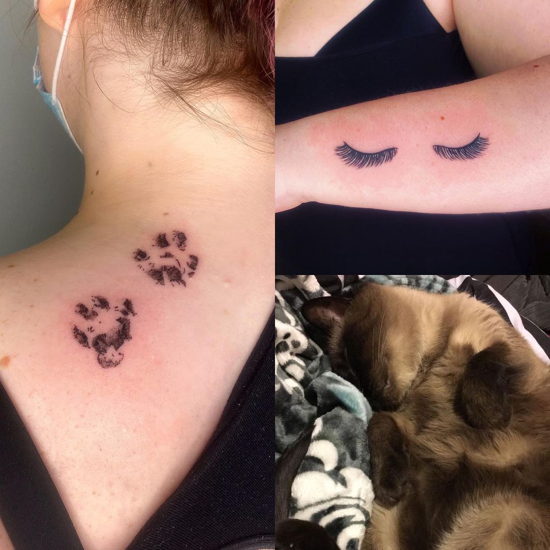 30+ Creative Paw Print Tattoo Designs with Meanings