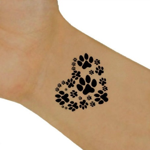 30+ Creative Paw Print Tattoo Designs with Meanings