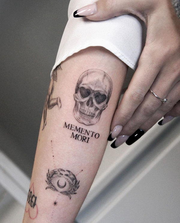 35 Memento Mori Tattoo Designs to Remember Life&#039;s Meaning