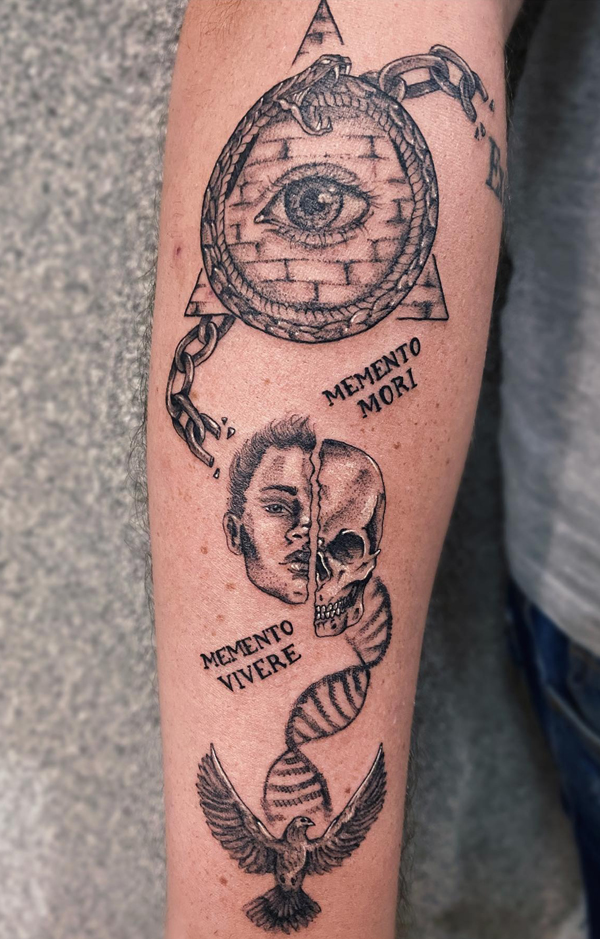 35 Memento Mori Tattoo Designs to Remember Life&#039;s Meaning
