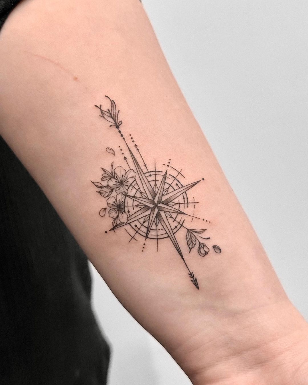30+ Charming Compass Tattoo Designs Perfect for Every Story