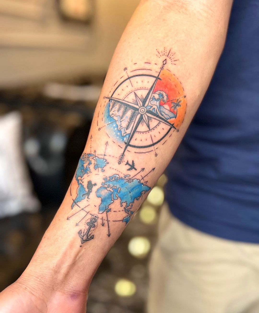 30+ Charming Compass Tattoo Designs Perfect for Every Story