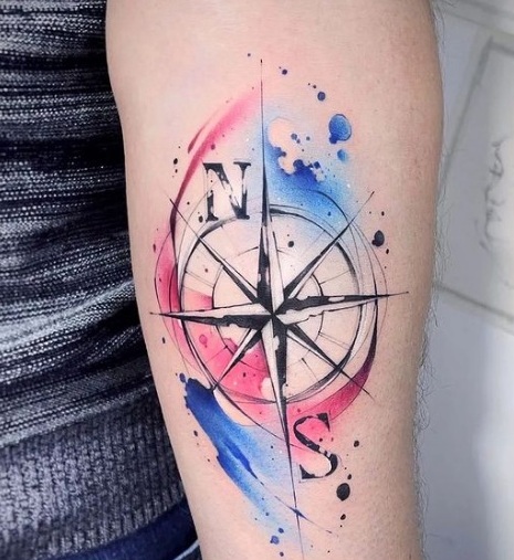 30+ Charming Compass Tattoo Designs Perfect for Every Story