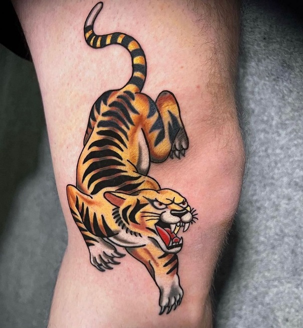 30+ Striking Knee Tattoo Designs to Unleash Your Style