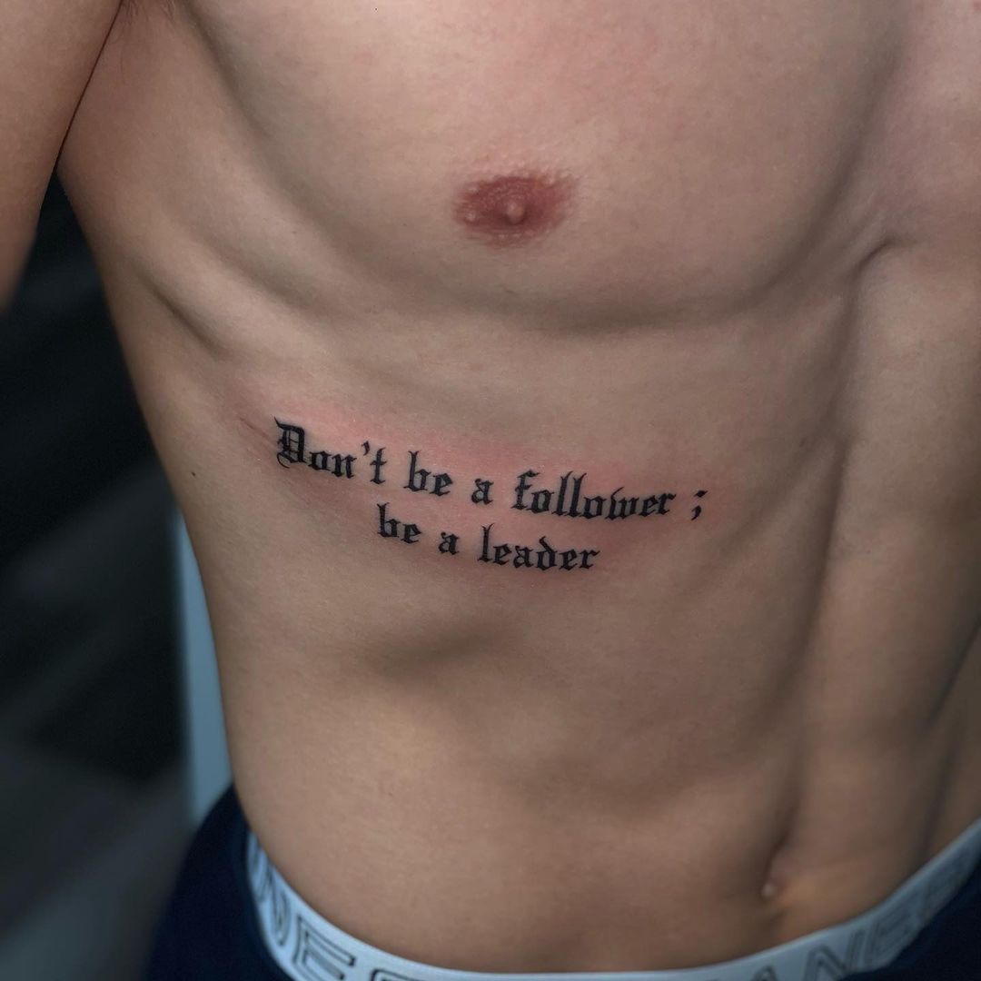 30+ Creative Rib Tattoo Designs for a Timeless Appeal