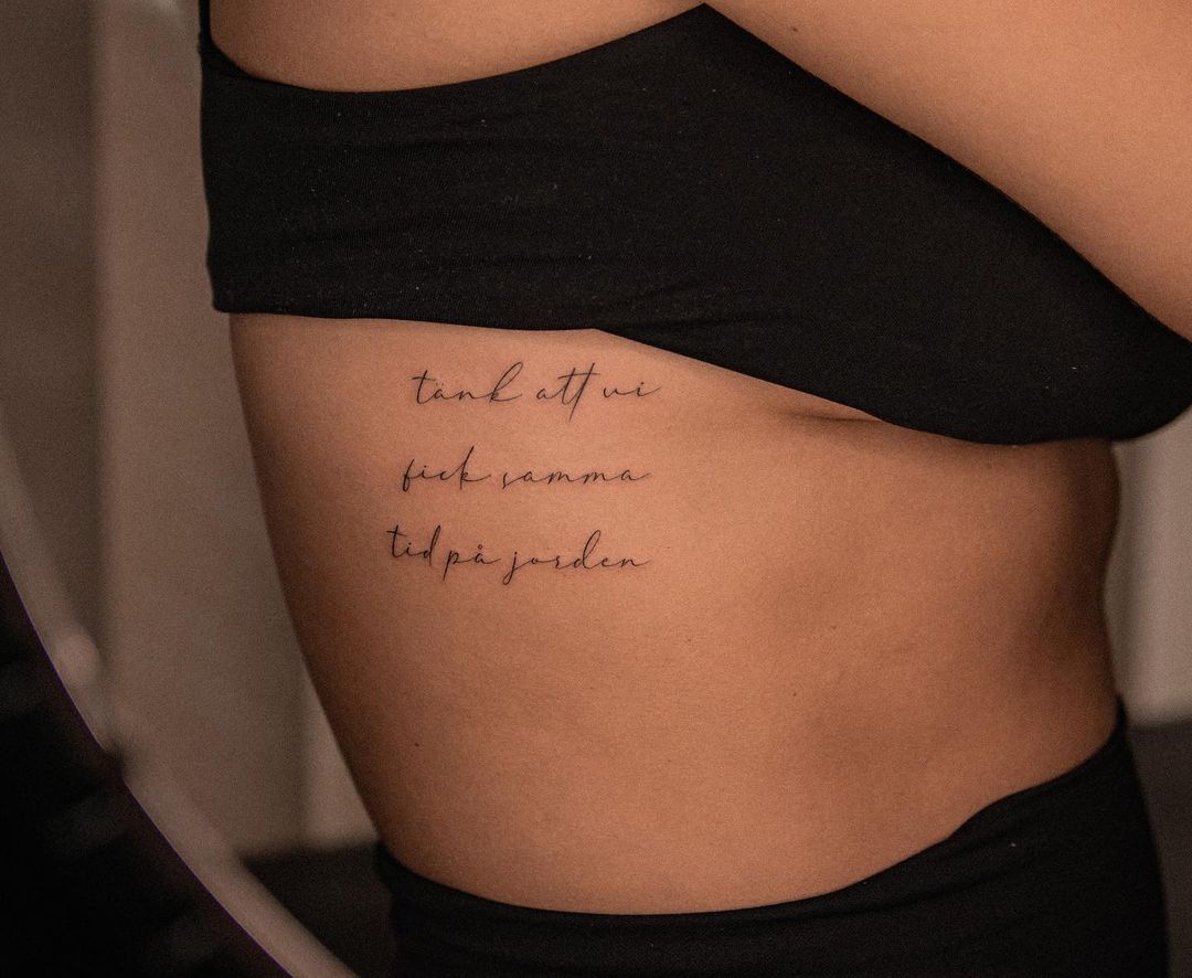 30+ Creative Rib Tattoo Designs for a Timeless Appeal