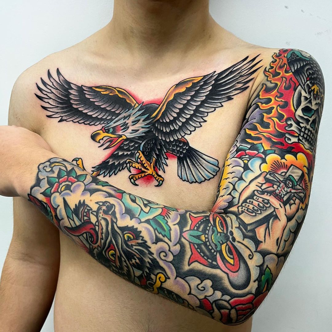20+ Unique Chest Tattoo Designs for Men and Women