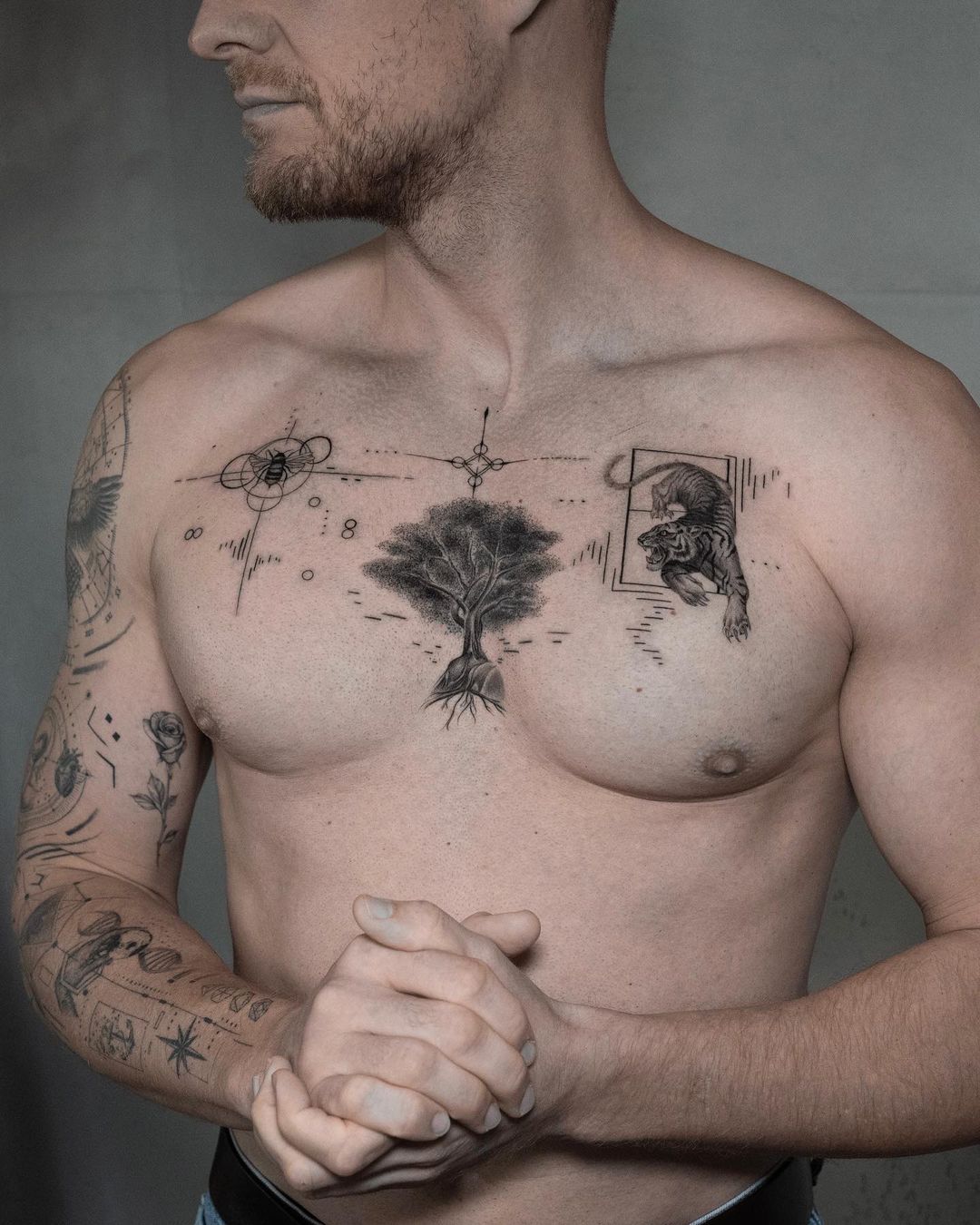 20+ Unique Chest Tattoo Designs for Men and Women