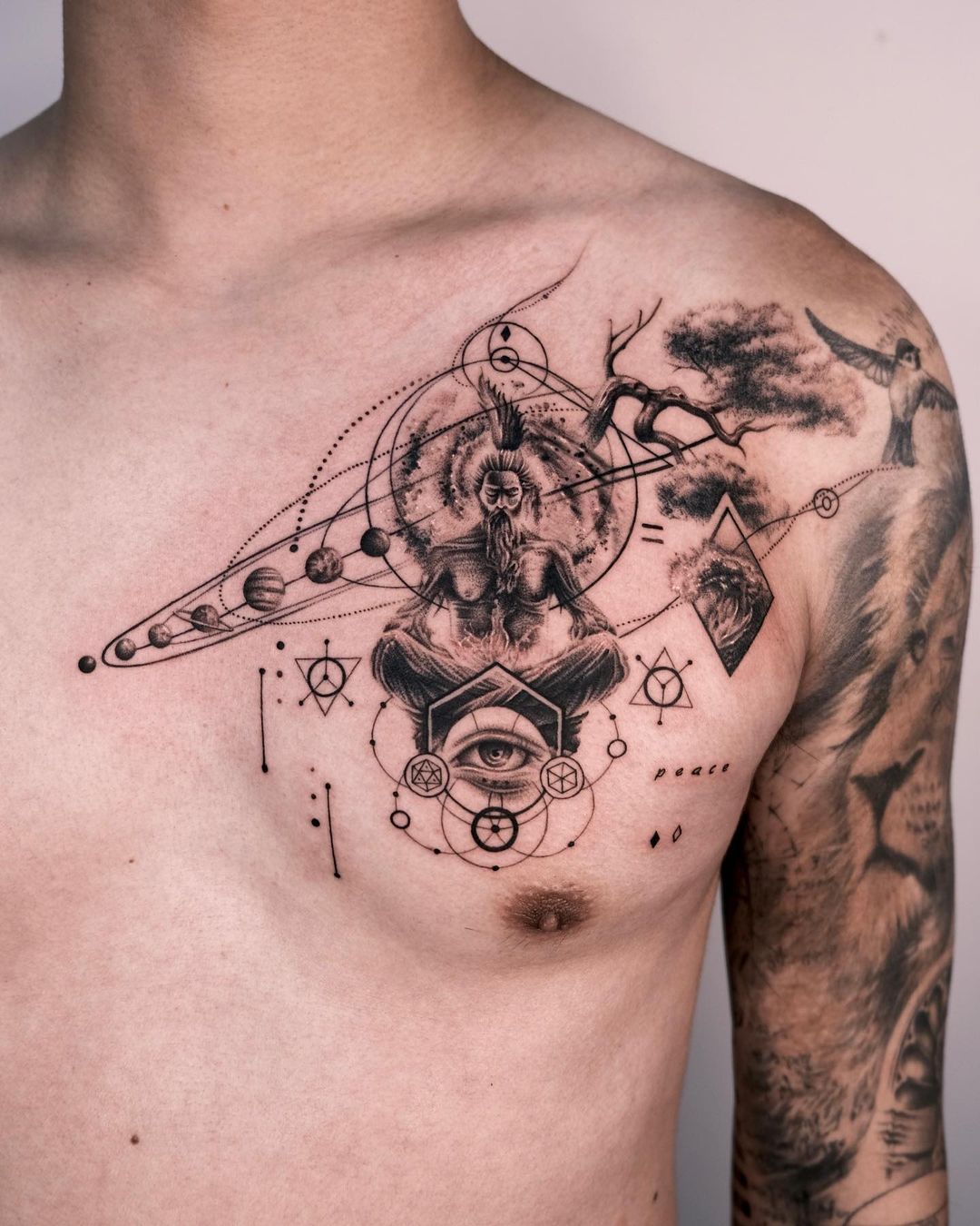 20+ Unique Chest Tattoo Designs for Men and Women
