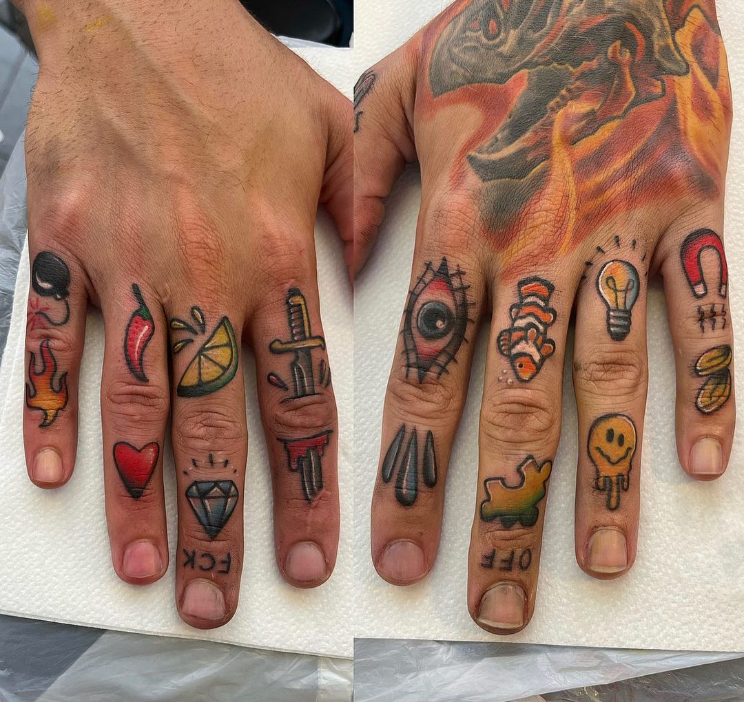 35+ Fantastic Finger Tattoo Designs Curated Just for You