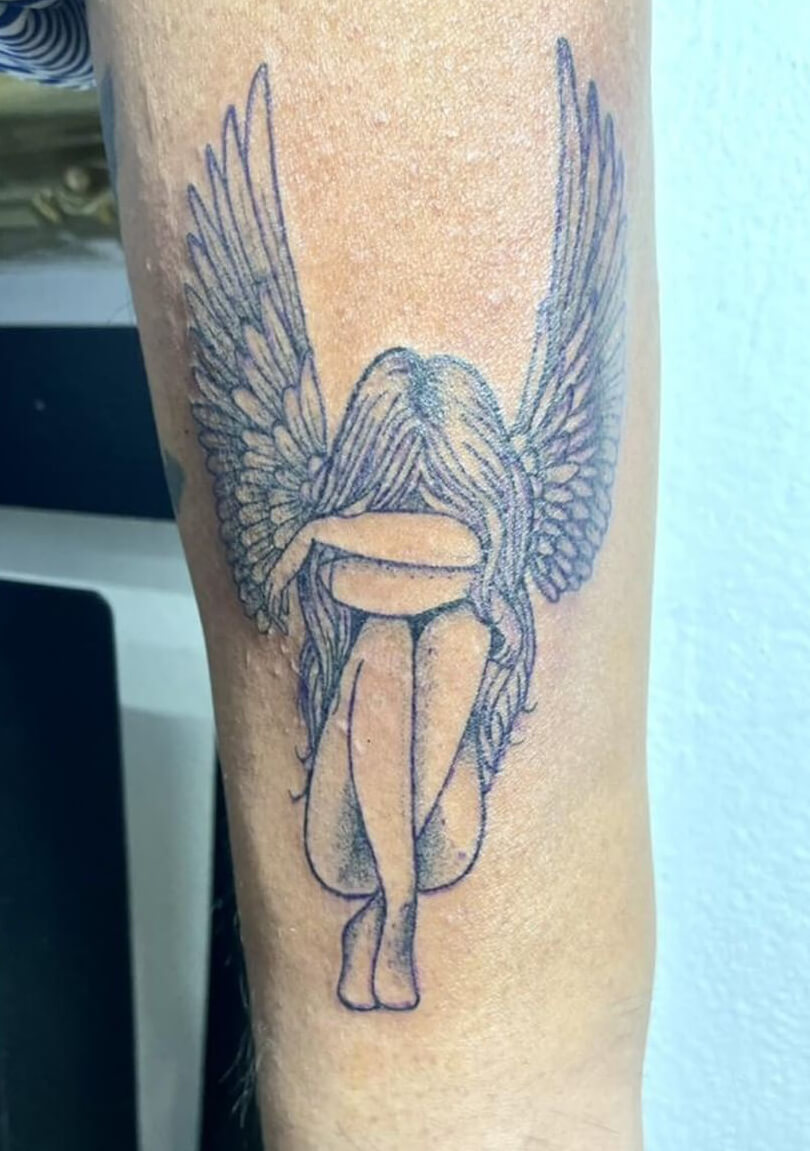25+ Heavenly Angel Tattoo Designs for Divine Inspiration