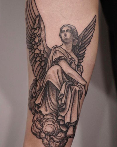 25+ Heavenly Angel Tattoo Designs for Divine Inspiration
