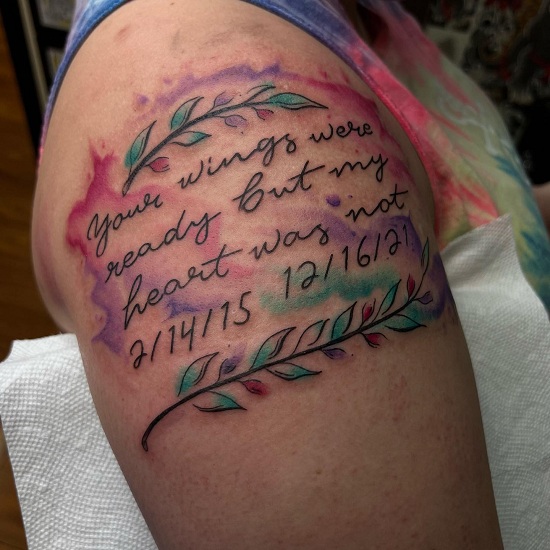 30+ Heartfelt Memorial Tattoos to Honour Your Loved Ones