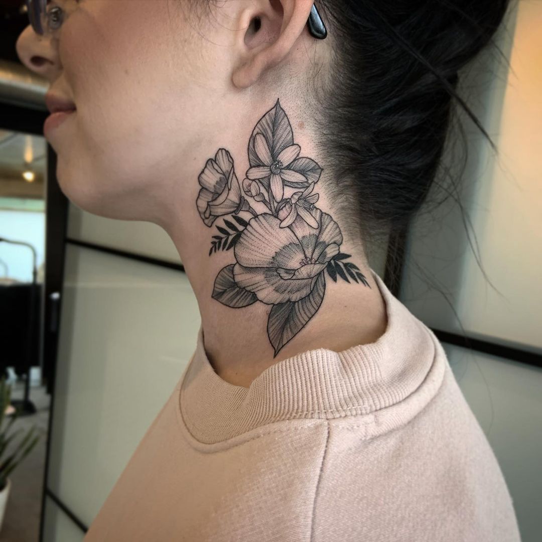 40+ Stunning Neck Tattoo Designs to Unleash Your Style