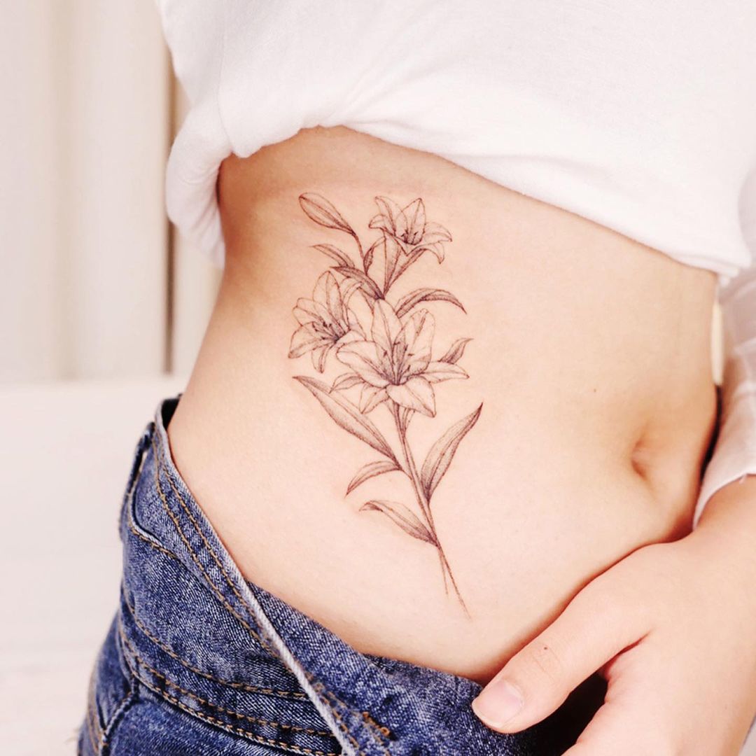 40+ Lovely Lily Tattoo Designs and Their Hidden Stories
