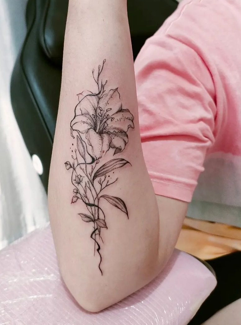 40+ Lovely Lily Tattoo Designs and Their Hidden Stories
