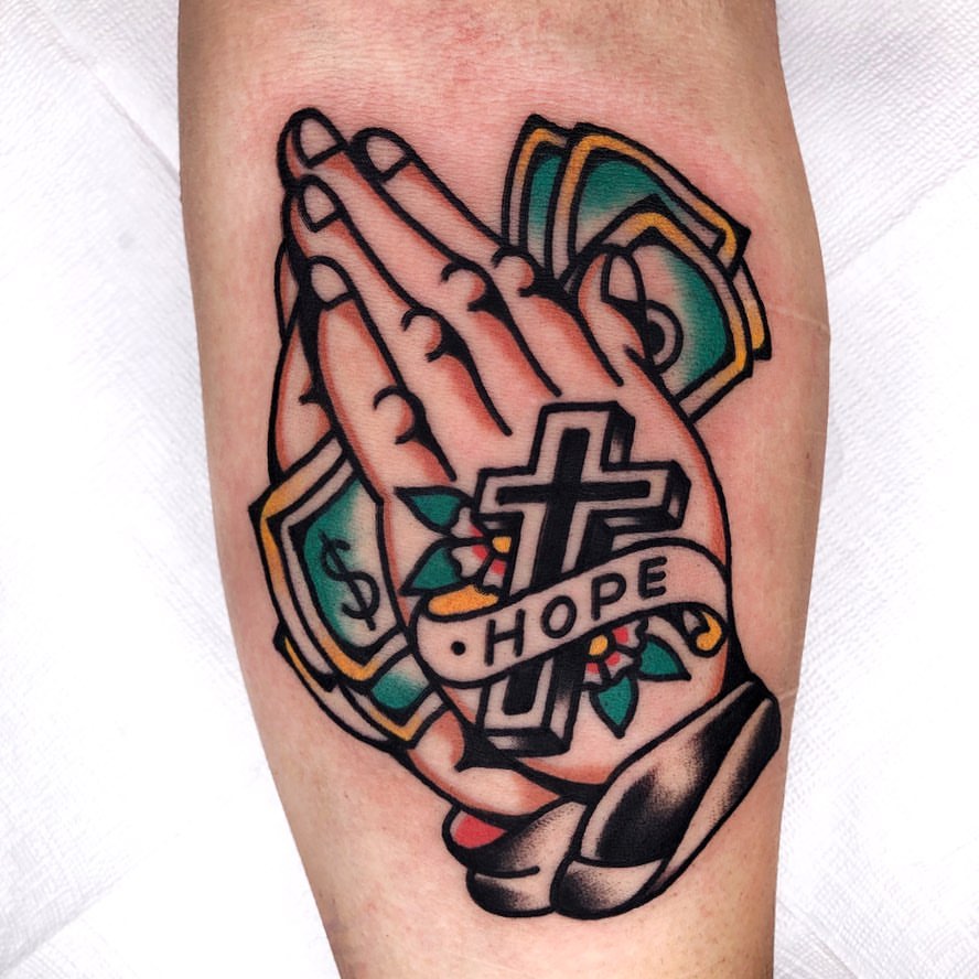 15+ Praying Hands Tattoo Designs That Symbolize Faith