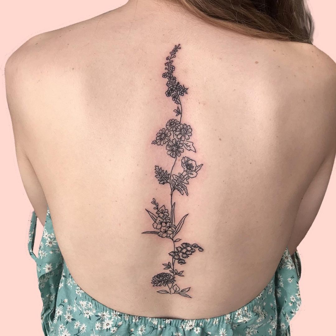15 Beautiful Back Tattoo Designs for Women 2024