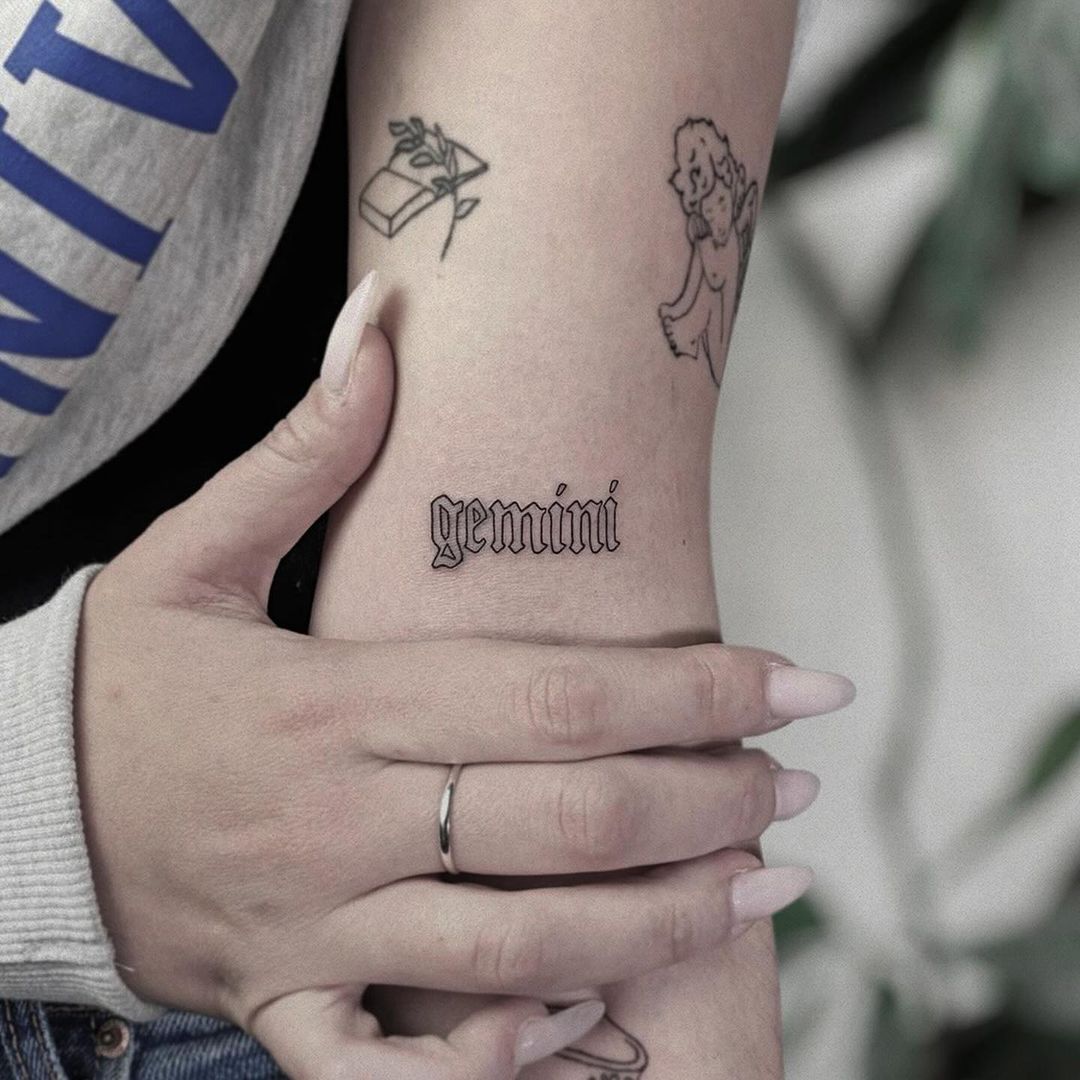 15 Beautiful Gemini Tattoo Designs for Astrology Lovers