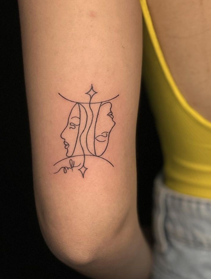 15 Beautiful Gemini Tattoo Designs for Astrology Lovers
