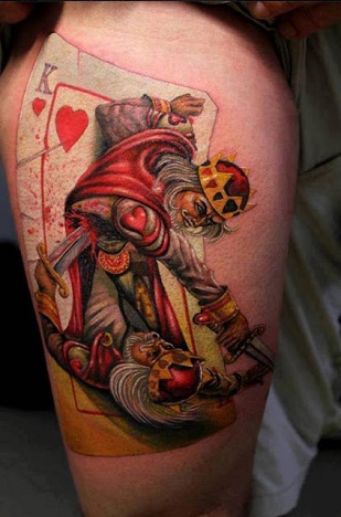 15 Cool and Stylish Playing Card Tattoo Designs 2024