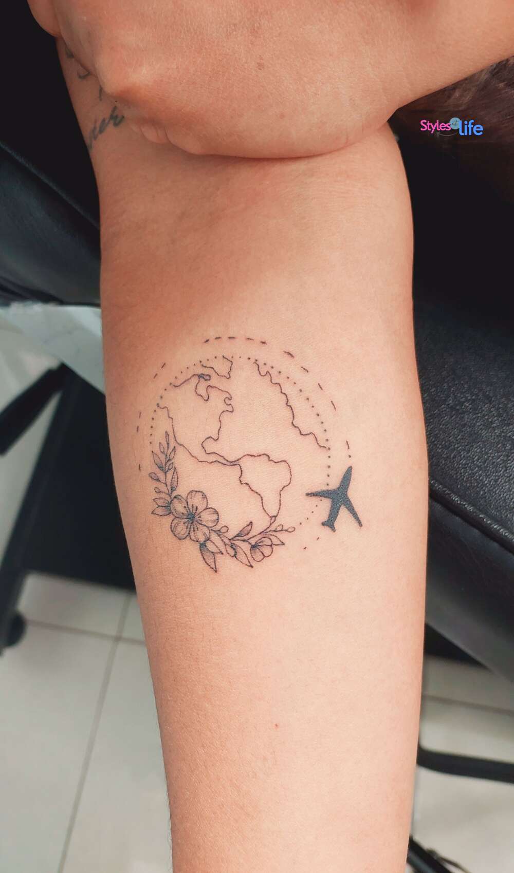 10 Creative World Map Tattoo Ideas for Travel Lovers