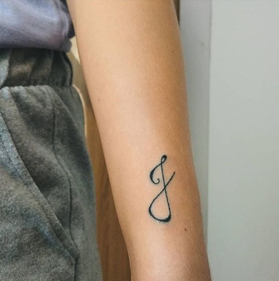 20 Stylish J Letter Tattoo Inspirations 2024