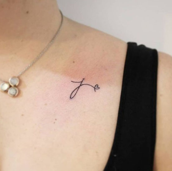 20 Stylish J Letter Tattoo Inspirations 2024