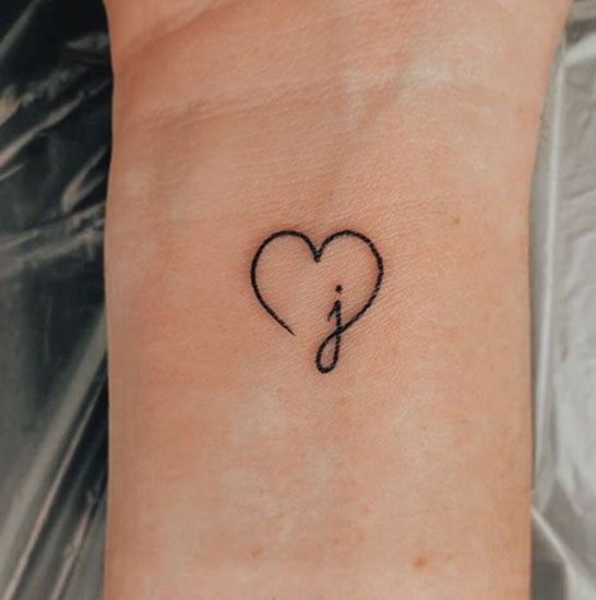 20 Stylish J Letter Tattoo Inspirations 2024
