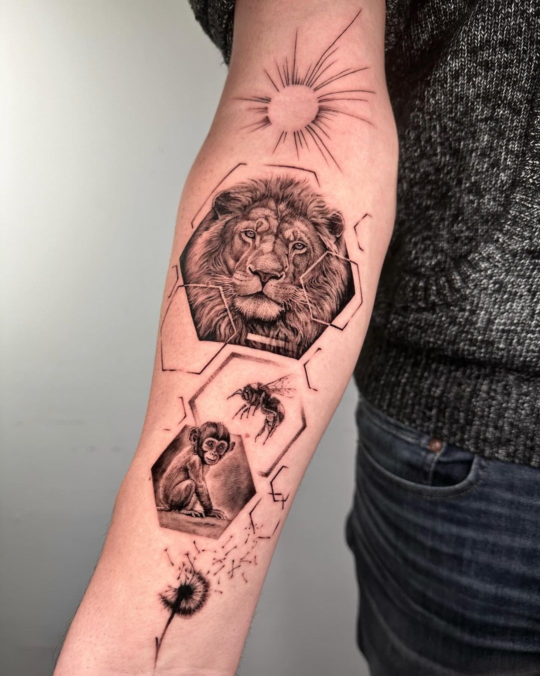 40+ Roaring Lion Tattoo Designs with Symbolism 2024