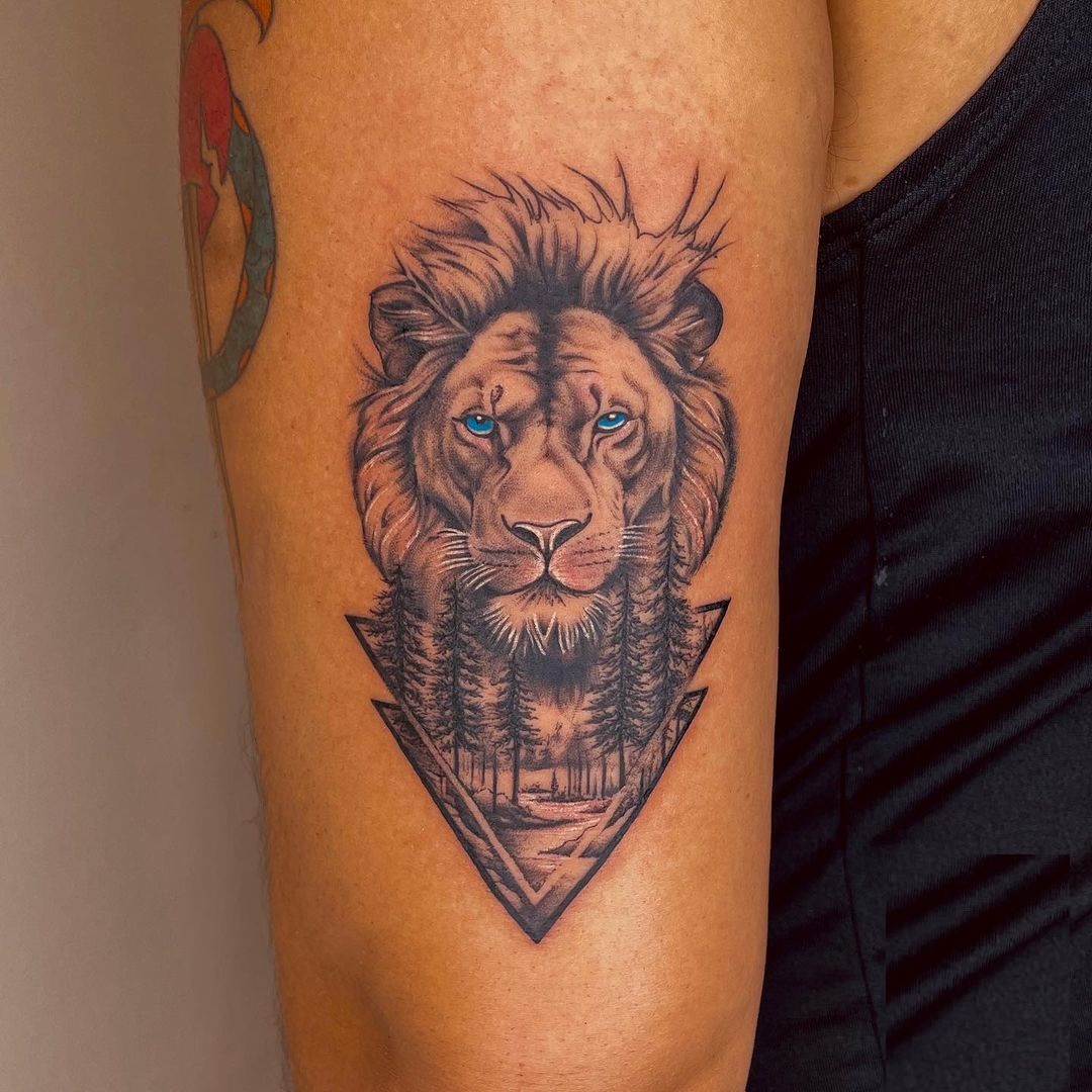 40+ Roaring Lion Tattoo Designs with Symbolism 2024