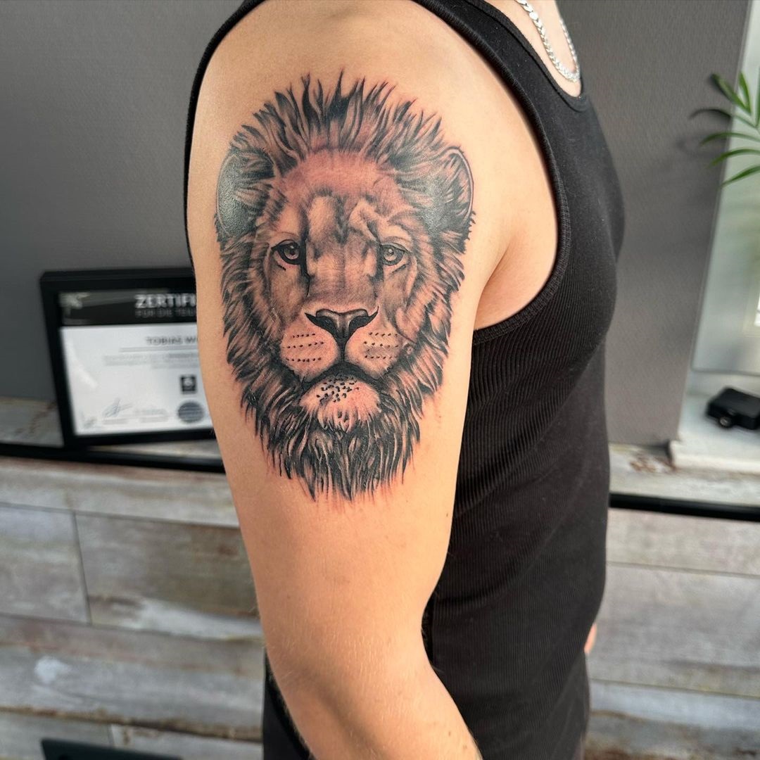 40+ Roaring Lion Tattoo Designs with Symbolism 2024