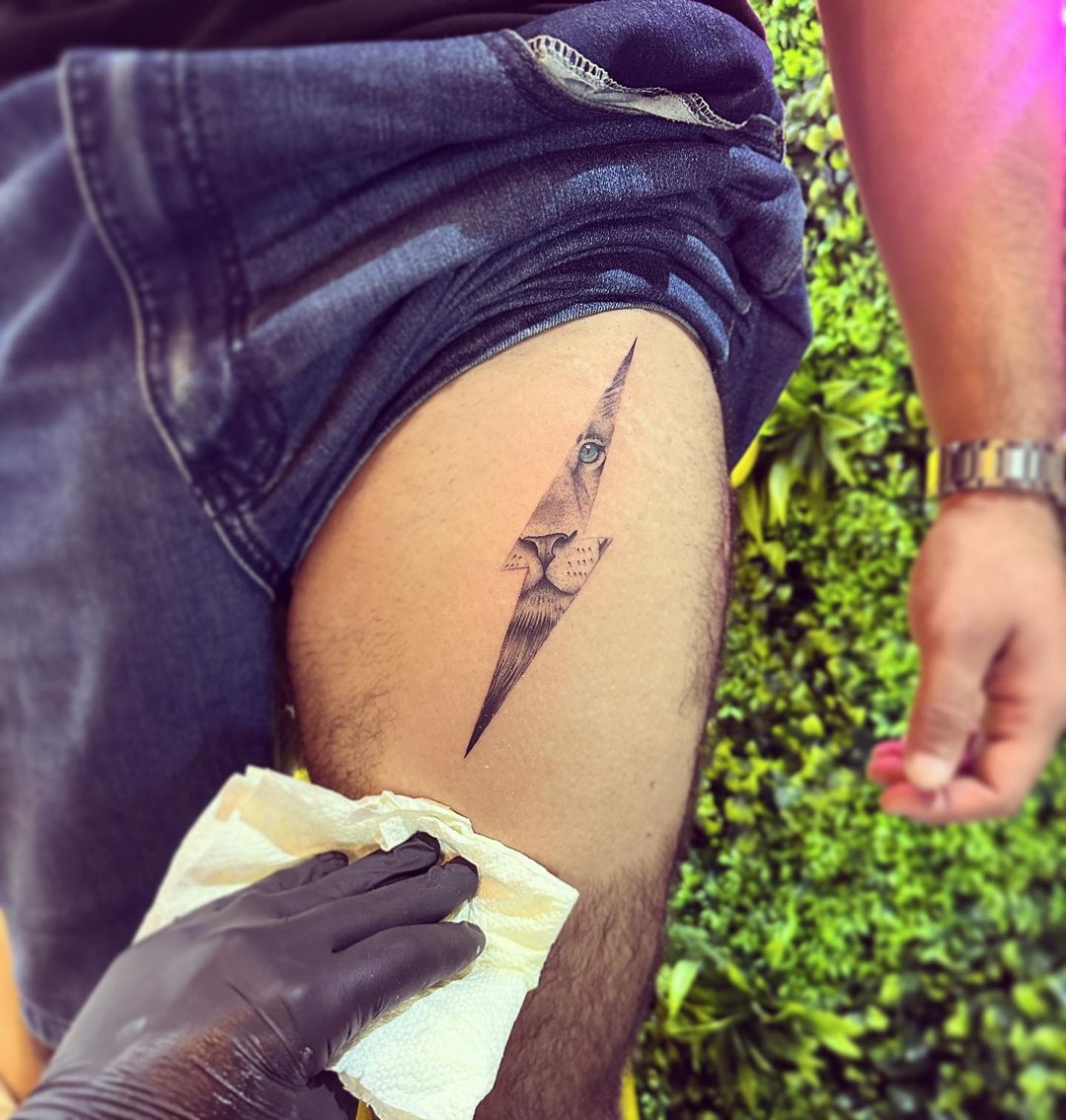 40+ Roaring Lion Tattoo Designs with Symbolism 2024